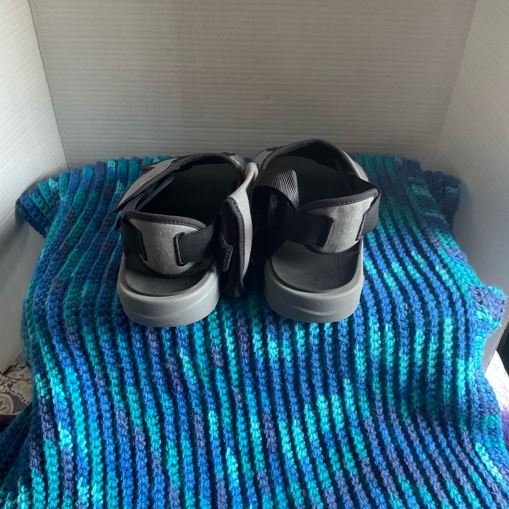 Jordan Slide Sandals - Gray And Black View 3
